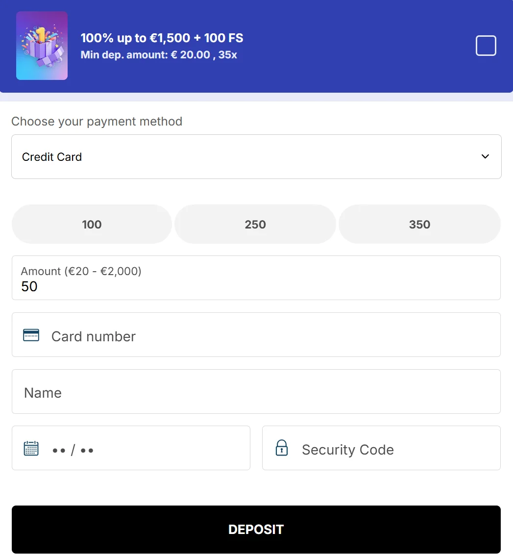 TrustStake Casino deposits