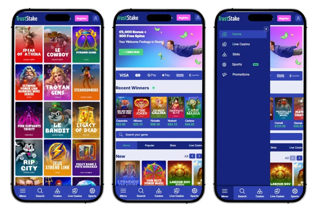TrustStake Casino app